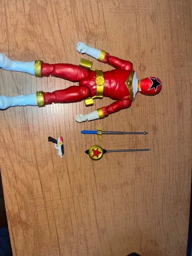 Power Rangers Lightning collection zero red vermelho tommy oliver