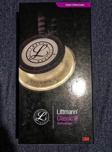 Estetoscópio Littmann Clássic lll (preto/prata)