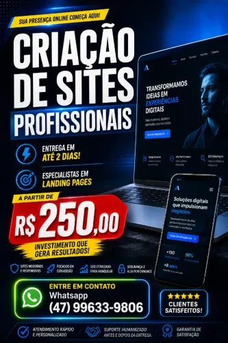 ? Criação de Sites Profissionais | Landing Page em até 2 Dias | A partir de R$ 250