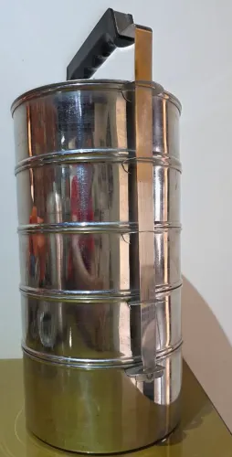 Marmita 5 lugares de inox nova