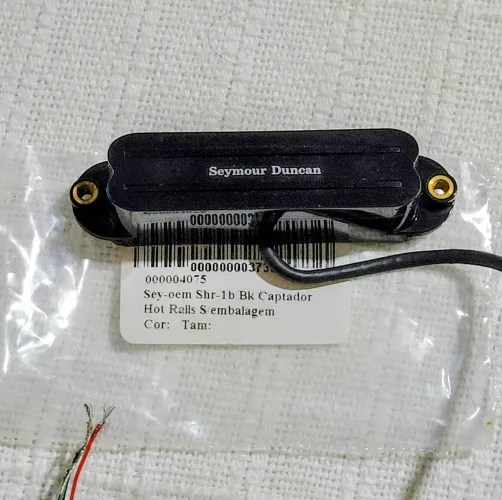 Captador Seymour Duncan SHR-1b Hot Rails Strat Ponte Preto