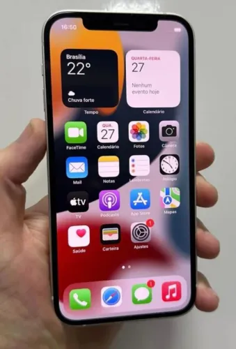 iPhone 12 -128 Branco 76%