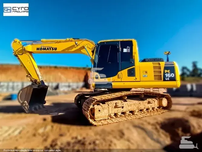 Escavadeira Komatsu PC160 ano 2018