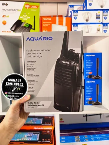 Par de rádio comunicador Aquário