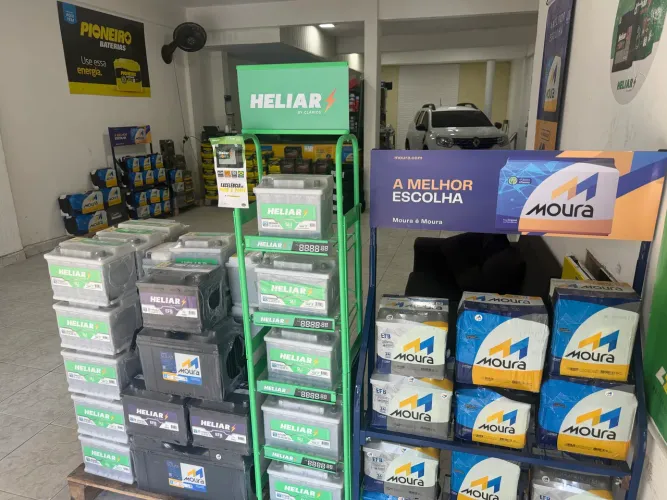 Bateria veicular carro instalação 24 horas