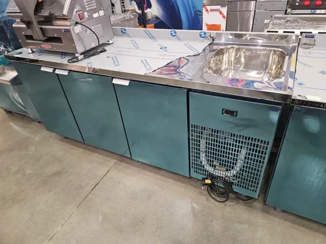 balcão refrigerado com cuba a direita 2 metros - a pronta entrega