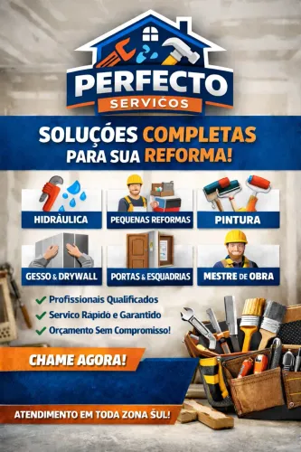 Mestre de Obra - Reparos - Pedreiros