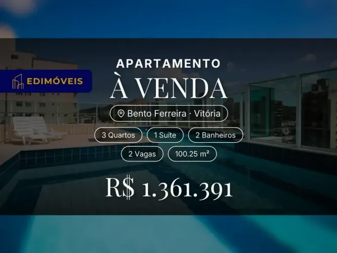 Seu Novo Lar: Apartamento Moderno de 3 Quartos em Bento Ferreira