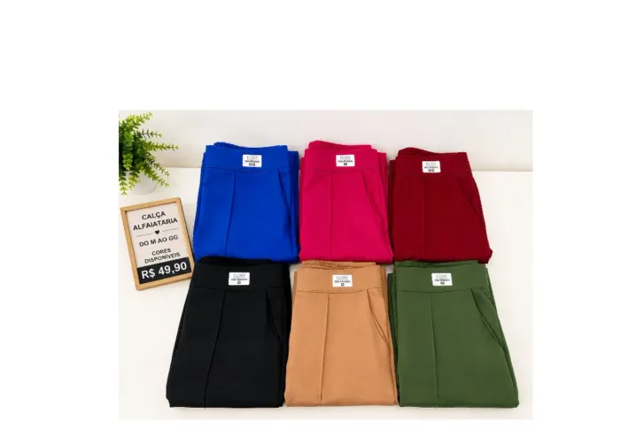 Calça em alfaiataria