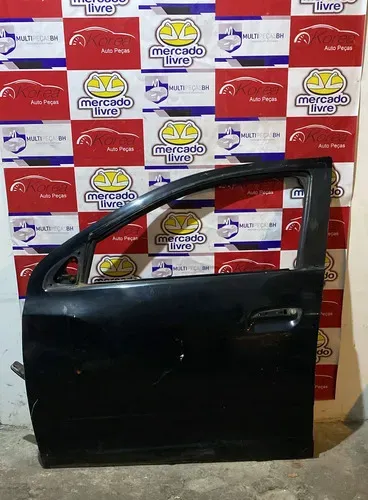 Porta Dianteira Esquerda Chevrolet Cobalt 2012/2019 Dianteira Esquerdo Preta