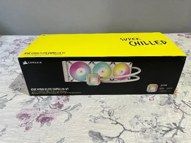 Water Cooler Corsair iCUE H150i Elite Capellix 360mm Branco - Novo