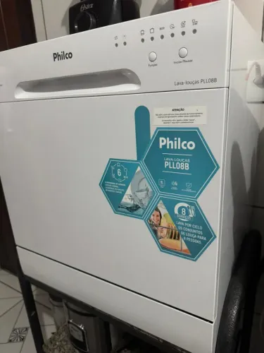 LAVA-LOUÇAS PHILCO PLLO8B - 8 SERVIÇOS