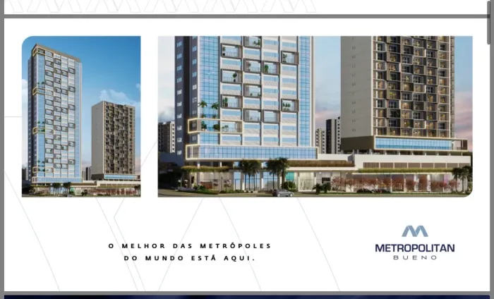 Metropolitan Bueno, Oportunidade de Investimento, 3 Flats 35m2, 37m2 e 39m2, Goiânia. 