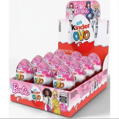 Kinder Ovo Barbie Caixa com 12 - lacrado 