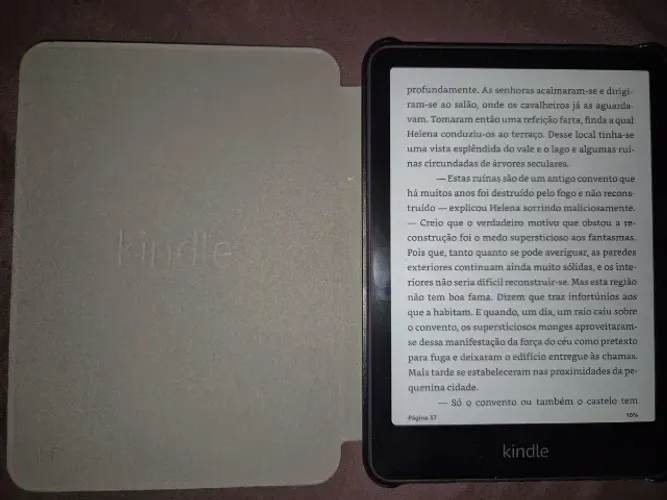 Kindle Paperwhite 12° Geração + Capinha.  