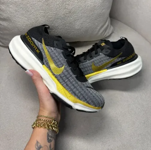 Tênis Nike Zoom X3 Cinza Amarelo