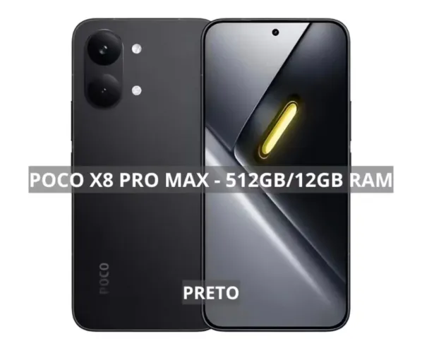 Xiaomi Poco X8 Pro Max 512GB Preto