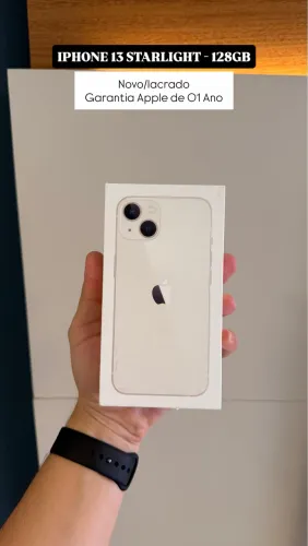 iPhone 13 Starlight 128GB, Novo/Lacrado na caixa com Garantia Apple de 01 Ano