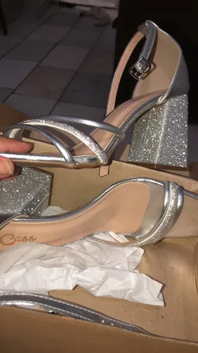 SANDÁLIA BRILHANTE PRATA