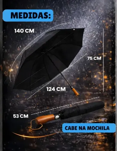 Guarda Chuva Sombrinha Automático Grande Reforçado Premium