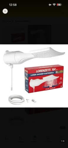 Vendo chuveiro lorenzetti