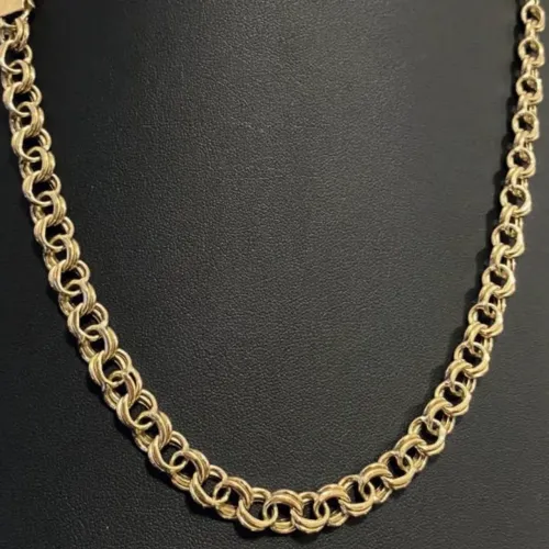 Corrente Friso Duplo em ouro 18k 750