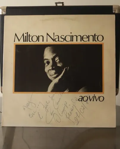 LP Vinil Milton Nascimento - Ao Vivo (1983) Capa Dupla + Encarte
