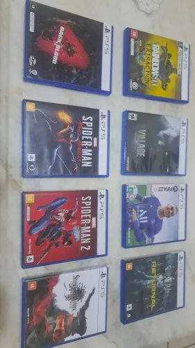Lote 8 jogos de PS5