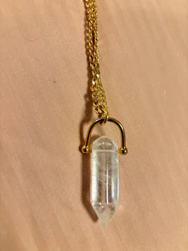 Pêndulo de cristal com cordão longo
