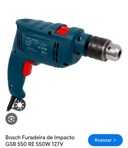 Furadeira Bosch 550 wats