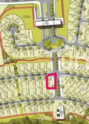 Lote de condomínio para venda possui 636 metros quadrados em Parque Cidade - Goiânia - GO