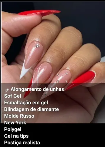 Alongamento de unhas