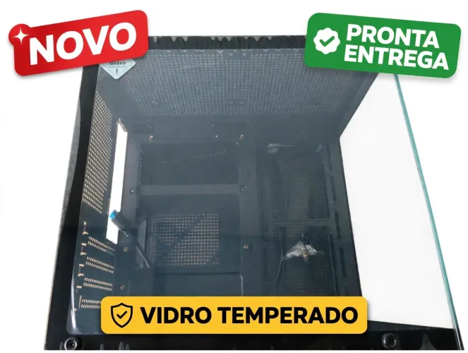 Gabinete Gamer Aquário Vidro Temperado NOVO - R$229 - Pronta Entrega Imbé
