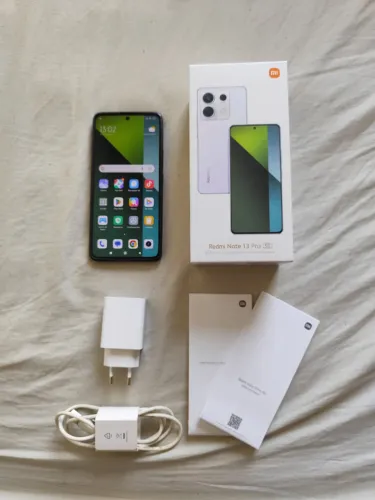redmi note 13 pro 5g 512gb 18gb nfc pouco usado preto com detalhes