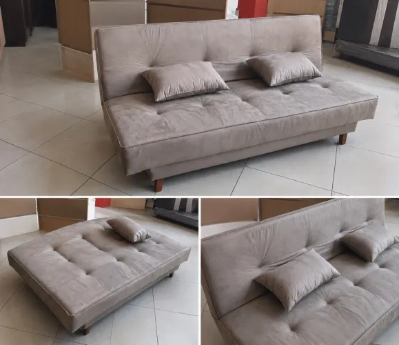 Vendo sofá cama novo
