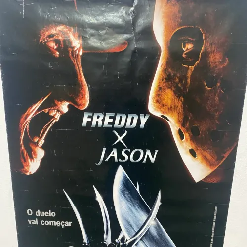 Pôster Cartaz Video Locadora Freddy vs Jason 2004 PlayArte
