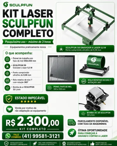 Kit Sculppun Laser S9