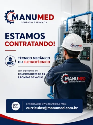 Vaga para técnico mecânico ou eletrotécnico