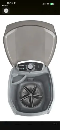 Lavadora Semiautomática Suggar 15kg cinza