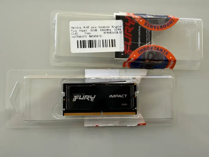Memória RAM 32GB DDR5 Kingston Fury Impact