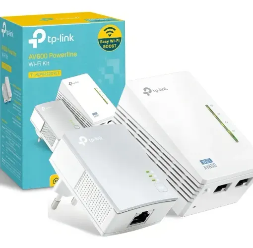 Powerline Repetidor de Sinal Pela Rede Elétrica Wi-Fi TP-Link TL-WPA4220 AV600