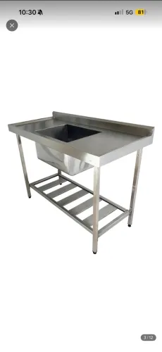 Pia inox restaurante
