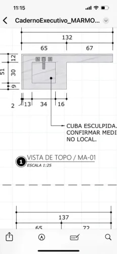 Vendo pia de mármore