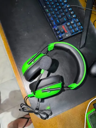 Headset Razer BlackShark V2 X P2 Gaming Verde! PC PS4 PS5