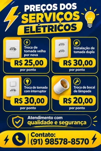 FAÇO PEQUENOS REPAROS ELÉTRICOS