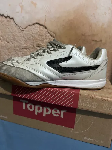 chuteira de futsal topper