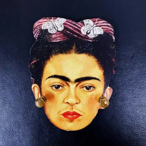 Porta-Chaves Frida Kahlo Importado - Peça Única Quadro Decorativo Chaveiro