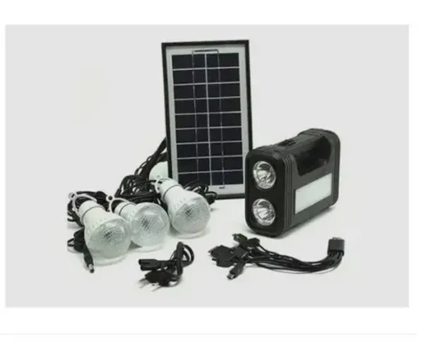 Kit Sistema Solar Portátil 3 Lâmpadas Led Iluminação led Campamento Sitio