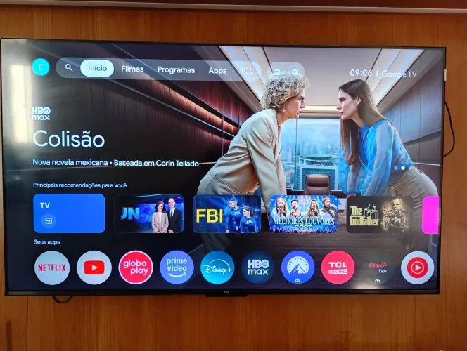 Tv TCL 50 semi nova