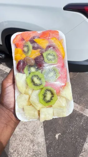 Frutas cortadas receba em casa